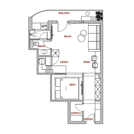 Appartement Bright 1br Near Calea Victoriei