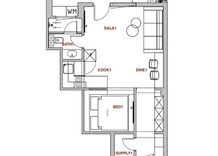 公寓 Bright 1br Near Calea Victoriei